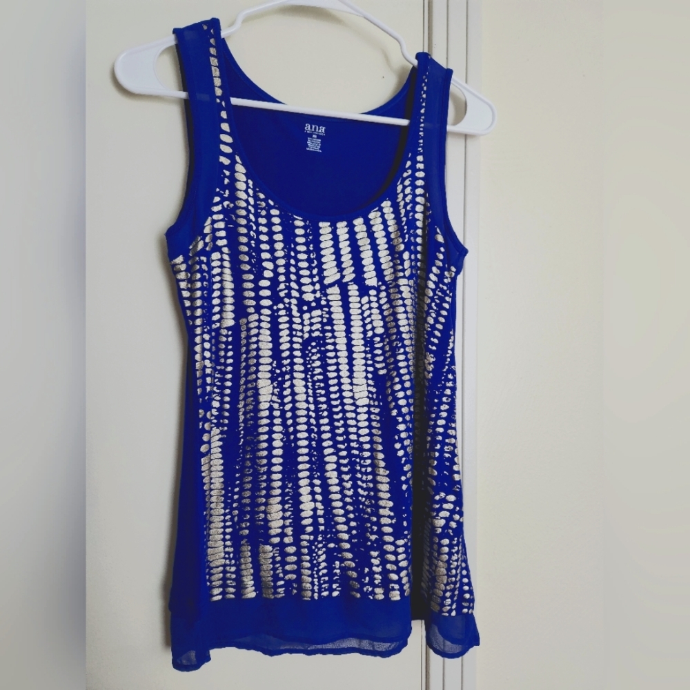 a.n.a. royal blue tank top